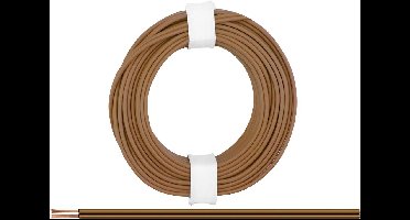 Donau Elektronik 218-88 Draad 2 x 0.14 mm² Bruin 5 m