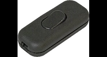 Kopp 191305001 Snoerschakelaar Met trekonlasting Zwart 1x uit/aan 6 A 1 stuk(s)