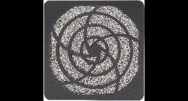 PROFAN Technology Ventilatierooster met filter 1 stuk(s) (b x h x d) 85 x 85 x 10 mm Kunststof