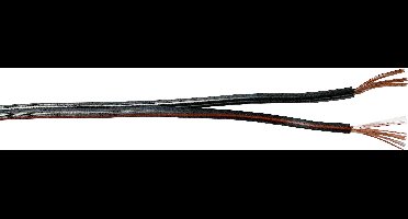 AIV 70I043 Luidsprekerkabel 2 x 0.75 mm² Rood/zwart per meter