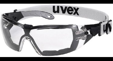 uvex pheos guard 9192180 Veiligheidsbril Incl. UV-bescherming Zwart, Grijs