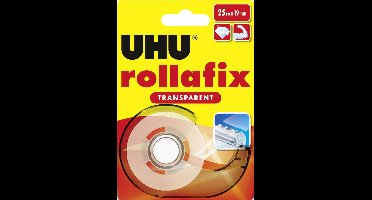 UHU rollafix 36965 Plakband Transparant (l x b) 25 m x 19 mm 1 stuk(s)