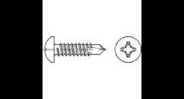 TOOLCRAFT 141424 Zelfborende schroef 3.9 mm 32 mm Kruiskop Phillips DIN 7504 Staal Galvanisch verzinkt 1000 stuk(s)