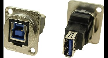 Cliff CP30206NM CP30206NM XLR-adapter USB-B-bus 3.0 naar USB-A-bus 3.0 Adapter, inbouw 1 stuk(s)