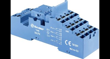 Finder 94.P4 Relaissocket Geschikt voor serie: Finder serie 55, Finder serie 86, Finder serie 094 Finder 55.32, Finder 55.33, Finder 86.30, Finder 094.91.3 1