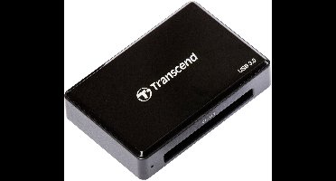 Transcend RDF2 Externe geheugenkaartlezer USB-A 3.1 Gen 1 Zwart