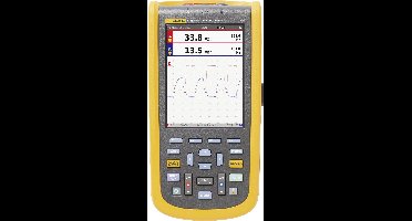 Fluke 123B/EU Handoscilloscoop 20 MHz 2-kanaals 4 kSa/s Multimeterfuncties 1 stuk(s)