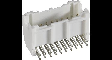 JST S24B-PADSS-1 (LF)(SN) Male behuizing (board) PAD Totaal aantal polen: 24 Rastermaat: 2 mm Inhoud: 1 stuk(s)