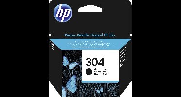 HP 304 Inktcartridge Origineel Zwart N9K06AE Inkt