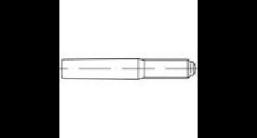 TOOLCRAFT 144635 Conische pen (Ø x l) 6 mm x 40 mm Staal 25 stuk(s)