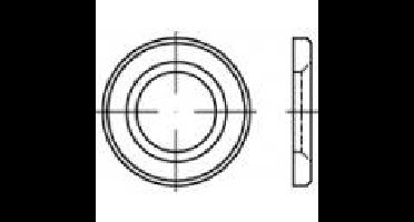 HV-schijfjes 17 mm 30 mm Staal Thermisch verzinkt 1 stuk(s) TOOLCRAFT 146513