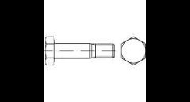 TOOLCRAFT 147002 HV-pas schroeven M16 50 mm Buitenzeskant DIN 14399 Staal Thermisch verzinkt 1 stuk(s)