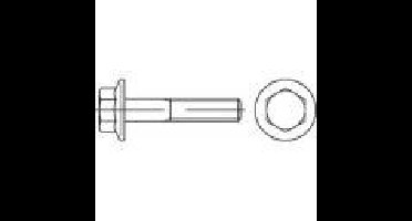 TOOLCRAFT 148378 Zeskantbouten met flens M14 30 mm Buitenzeskant Staal Gelamelleerd gecoat 50 stuk(s)
