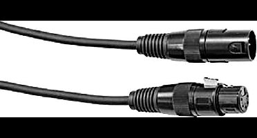 Eurolite 5 - Pol DMX Verbindingskabel [1x XLR-stekker 5-polig - 1x XLR-bus 5-polig] 3.00 m
