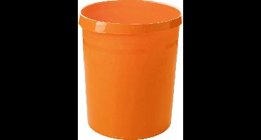 HAN GRIP 18190-51 Prullenbak 18 l (Ø x h) 31.2 mm x 35 mm Polypropyleen Oranje 1 stuk(s)