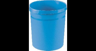 HAN GRIP 18190-54 Prullenbak 18 l (Ø x h) 312 mm x 350 mm Polypropyleen Lichtblauw 1 stuk(s)