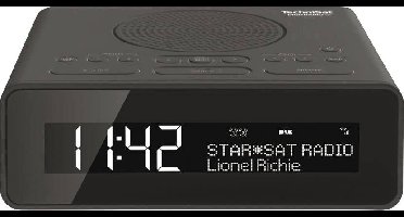 TechniSat DigitRadio 51 Wekkerradio DAB+, VHF (FM) AUX Antraciet