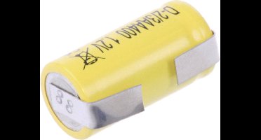 Mexcel D-2/3AA400 Speciale oplaadbare batterij 2/3 AA U-soldeerlip, Flat-top NiCd 1.2 V 400 mAh 1 stuk(s)