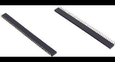 Connfly Female header (standaard) Aantal rijen: 1 Aantal polen per rij: 16 DS1024-1*16R2 1 stuk(s)