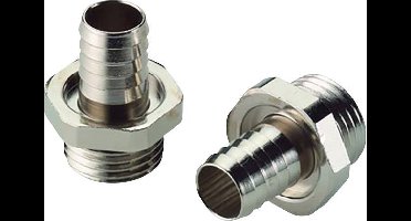 LAPP 53800020 SILVYN® SSV PG 9/2 Slangbevestiging Zilver PG9 Recht 100 stuk(s)