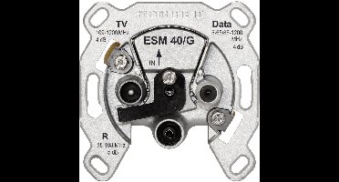 Kathrein ESM 40/G Antennedoos TV, FM, Data Inbouw (in muur) Enkele aansluitdoos