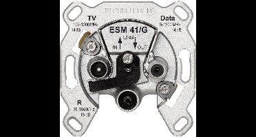 Kathrein ESM 41/G Antennedoos TV, FM, Data Inbouw (in muur) Loop-through outlet