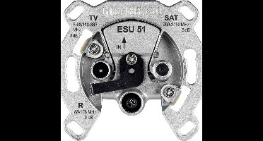 Kathrein ESU 51 Antennedoos TV, FM, Satelliet Inbouw (in muur) Contactdoos