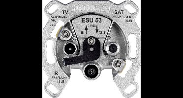 Kathrein ESU 53 Antennedoos Satelliet, TV, FM Inbouw (in muur) Loop-through outlet