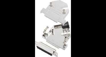 encitech D45NT25-M-DBS-K 6355-0072-23 D-sub female connectorset 45 ° Aantal polen: 25 Soldeerkelk 1 set(s)