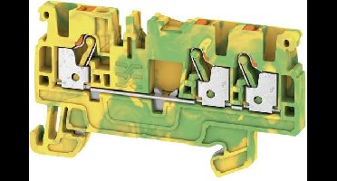 Weidmüller 1521670000 Aardingsklem 5.1 mm Spanveer Groen, Geel 50 stuk(s)