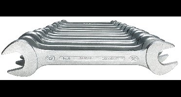 Gedore 6077700 6077700 Dubbele steeksleutelset 12-delig Sleutelbreedte (metrisch) 6 - 32 mm