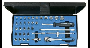 Gedore 20 ITU-3 6196710 Dopsleutelset 36-delig