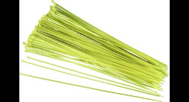 TRU COMPONENTS 93038c418 Kabelbinder 300 mm 2.80 mm Geel Nagloeiend 100 stuk(s)