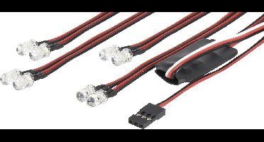 Carson Modellsport Verlichtingsset Rood, Wit 4.4 - 6 V 500906240