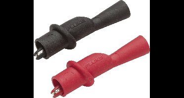 Fluke AC175 Veiligheids-krokodilklemmenset Bus 2 mm CAT IV 600 V, CAT III 1000 V Rood, Zwart