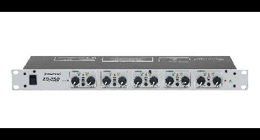 Omnitronic ZD-250 19 inch mengpaneel Aantal kanalen:5