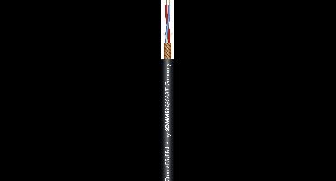 Sommer Cable 200-0371 Microfoonkabel 2 x 0.14 mm² Zwart per meter