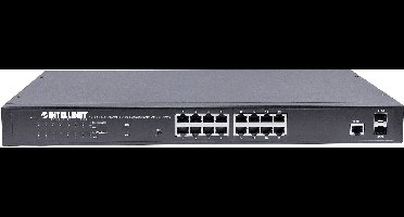 Intellinet 561341 561341 19 netwerk switch 16 + 2 poorten 1 GBit/s