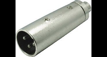 Kash XLR-adapter XLR-stekker - Cinch-koppeling Mono Aantal polen: 3 Inhoud: 1 stuk(s)