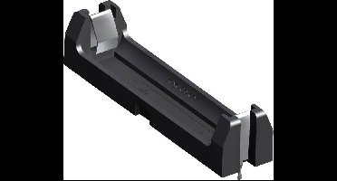 Keystone Electronics 1015 Batterijhouder Aantal cellen: 1 AA (penlite) Doorsteekmontage THT (l x b x h) 60 x 16 x 15 mm