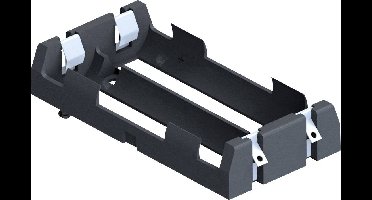 Keystone Electronics 1047 Batterijhouder Aantal cellen: 2 18650 Soldeeraansluiting (l x b x h) 77 x 40 x 15 mm