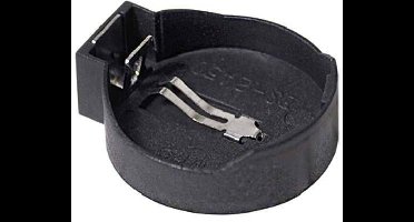 MPD BS-2450 Knoopcelhouder 1x CR2450 Horizontaal, Doorsteekmontage THT (l x b x h) 30 x 27 x 13 mm