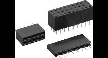 TRU COMPONENTS Female header (standaard) Aantal rijen: 2 Aantal polen per rij: 8 TC-0314157-16-2-00 1 stuk(s)
