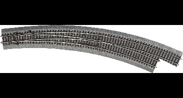 H0 RocoLine (met ballastbed) 42569 Gebogen wissel, Rechts 1 stuk(s)