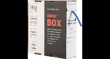 DSG Canusa 8610254502 Krimpkous zonder lijm Blauw 25.40 mm 12.70 mm Krimpverhouding:2:1 3 m