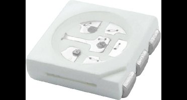 TRU COMPONENTS SMD-LED 5050 Blauw 3000 mcd 120 ° 20 mA 3.4 V