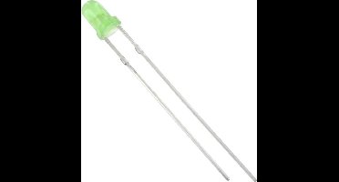 HuiYuan 3004G6D-EHB-S Bedrade LED Groen Rond 3 mm 175 mcd 60 ° 20 mA