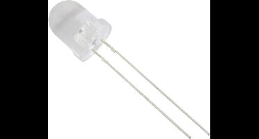 TRU COMPONENTS 1577406 Bedrade LED Groen Rond 8 mm 3900 mcd 25 ° 20 mA