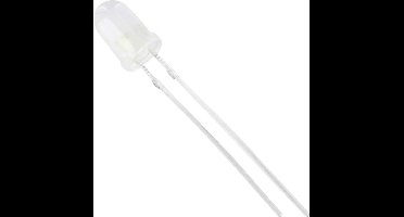 HuiYuan 5034W2D-EHE-A Bedrade LED Wit Rond 5 mm 700 mcd 50 ° 20 mA