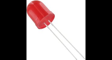TRU COMPONENTS 1577510 Bedrade LED Rood Rond 10 mm 325 mcd 50 ° 20 mA
